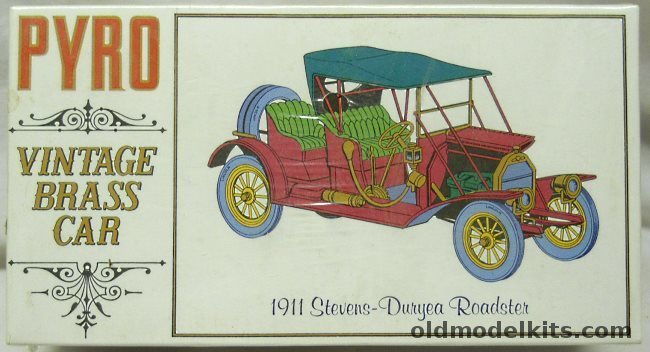 Pyro 1/32 1911 Stevens-Duryea Roadster Vintage Brass Car Issue, C461-125 plastic model kit